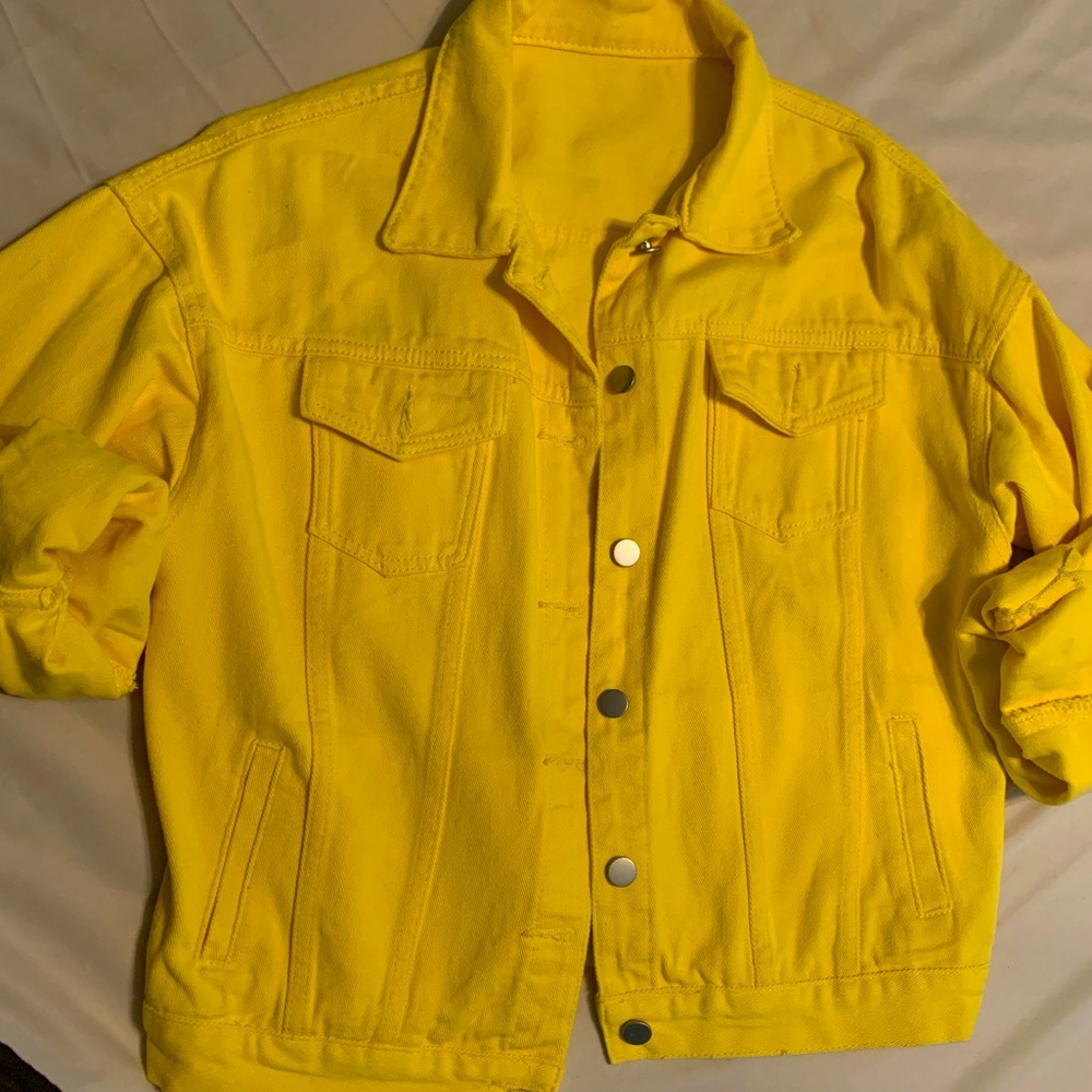 Yellow Jean Jacket Large